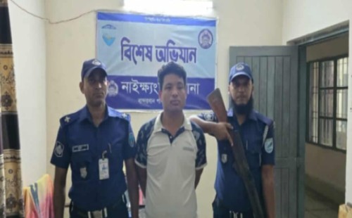 নাইক্ষ্যংছড়িতে স্কুল শিক্ষিকা ছিনতাইয়ের ঘটনায় যুবক আটক