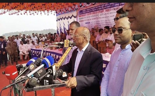 মুছাপুর রেগুলেটর না থাকায় তীব্র ভাঙ্গন বেড়েছে:  নোয়াখালীতে  বন ও পরিবেশ মন্ত্রী মিন্টু