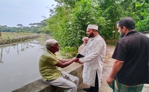 ঝালকাঠী'র পোনাবালিয়া ইউনিয়নে চেয়ারম্যান প্রার্থী এ্যাড. মুবিনের ব্যাপক গণসংযোগ